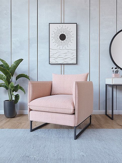 כורסא מעוצבת בריפוד בד יוקרתי- דגם טופז כורסא מעוצבת בריפוד בד יוקרתי- דגם טופז