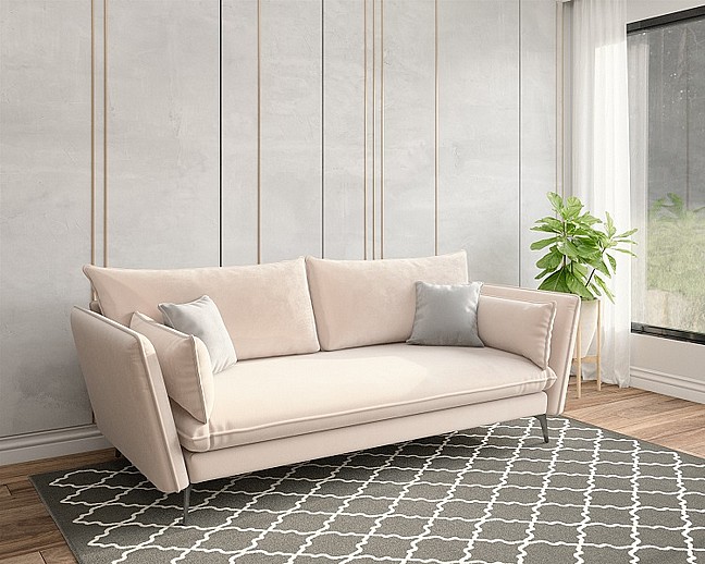 ספה דו מושבית מבד קטיפה - דגם עידן ספה דו מושבית מבד קטיפה - דגם עידן