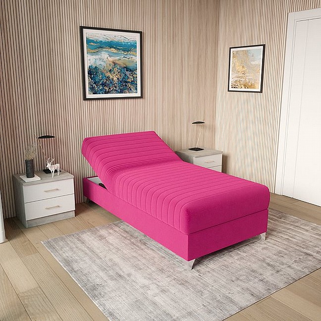 מיטת יחיד אורטופדית 90 ס"מ, מפנקת ואיכותית ביותר עם ראש מתכוונן - דגם עדי מיטת יחיד אורטופדית 90 ס"מ, מפנקת ואיכותית ביותר עם ראש מתכוונן - דגם עדי