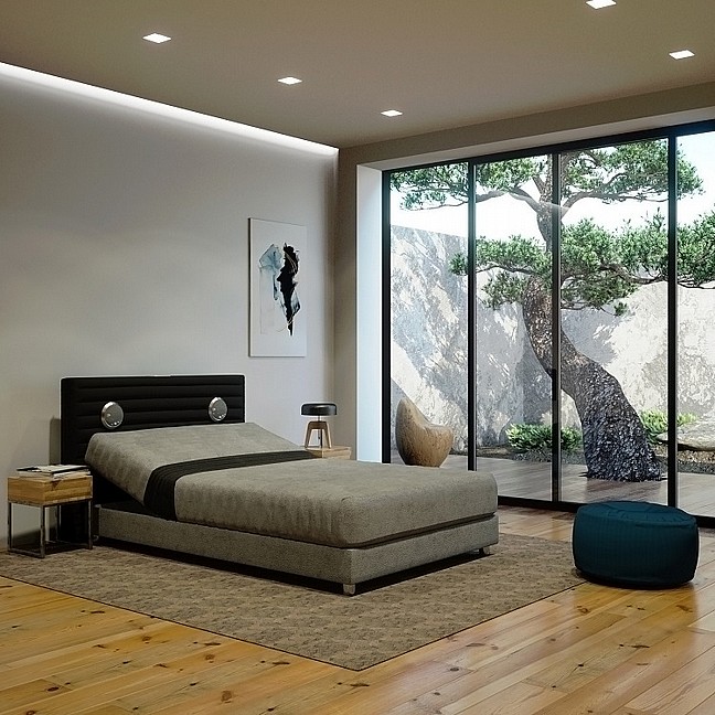 מיטה ברוחב וחצי + ארגז מצעים + גב מיטה משולב זוג רמקולים + כניסת SD ו-USB -דגם דומיניק מיטה ברוחב וחצי + ארגז מצעים + גב מיטה משולב זוג רמקולים + כניסת SD ו-USB -דגם דומיניק