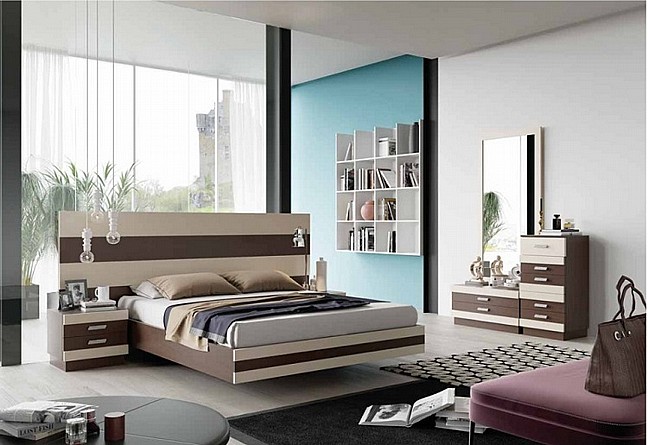 מיטה זוגית עשויה עץ - House Design -ייצור ישראלי - כחול לבן - דגם זברה מיטה זוגית עשויה עץ - House Design -ייצור ישראלי - כחול לבן - דגם זברה