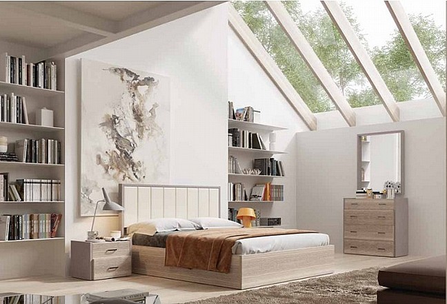 מיטה זוגית עשויה עץ - House Design -ייצור ישראלי - כחול לבן - דגם קינג דוד מיטה זוגית עשויה עץ - House Design -ייצור ישראלי - כחול לבן - דגם קינג דוד