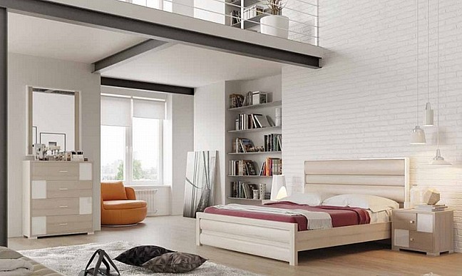 מיטה זוגית עשויה עץ - House Design -ייצור ישראלי - כחול לבן - דגם מרצ'לו מיטה זוגית עשויה עץ - House Design -ייצור ישראלי - כחול לבן - דגם מרצ'לו