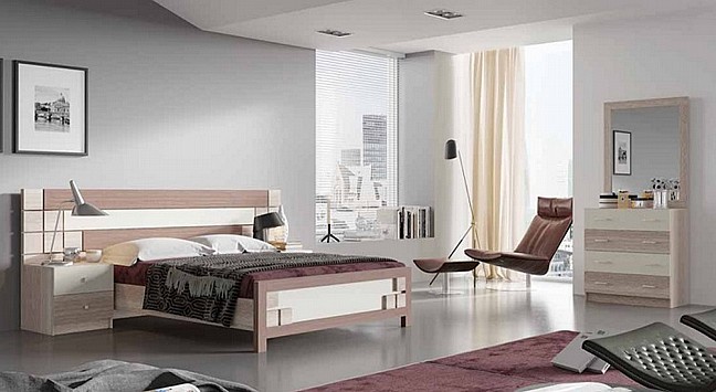 חדר שינה קומפלט עשוי עץ - House Design -ייצור ישראלי - כחול לבן - דגם רנואר חדר שינה קומפלט עשוי עץ - House Design -ייצור ישראלי - כחול לבן - דגם רנואר