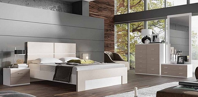 חדר שינה קומפלט עשוי עץ - House Design -ייצור ישראלי - כחול לבן - דגם אלסקה חדר שינה קומפלט עשוי עץ - House Design -ייצור ישראלי - כחול לבן - דגם אלסקה