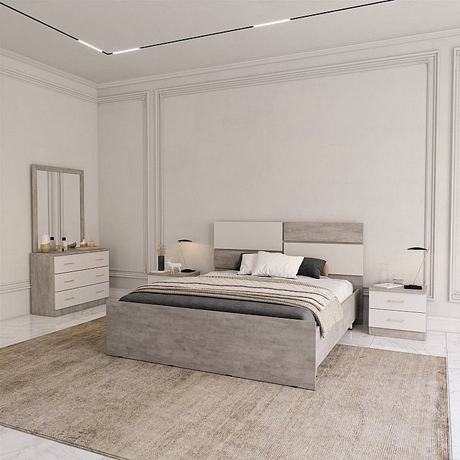 חדר שינה קומפלט עשוי עץ- ייצור ישראלי - דגם רום חדר שינה קומפלט עשוי עץ- ייצור ישראלי - דגם רום