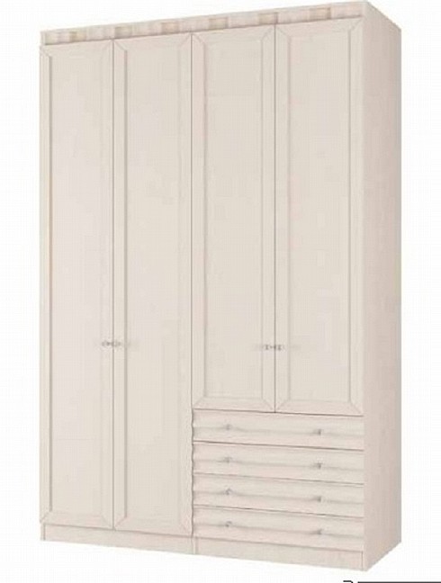 ארון 4 דלתות + 4 מגירות רוחב 1.6 מ' מבית - House Design - ייצור ישראלי כחול לבן - דגם קלר ארון 4 דלתות + 4 מגירות רוחב 1.6 מ' מבית - House Design - ייצור ישראלי כחול לבן - דגם קלר