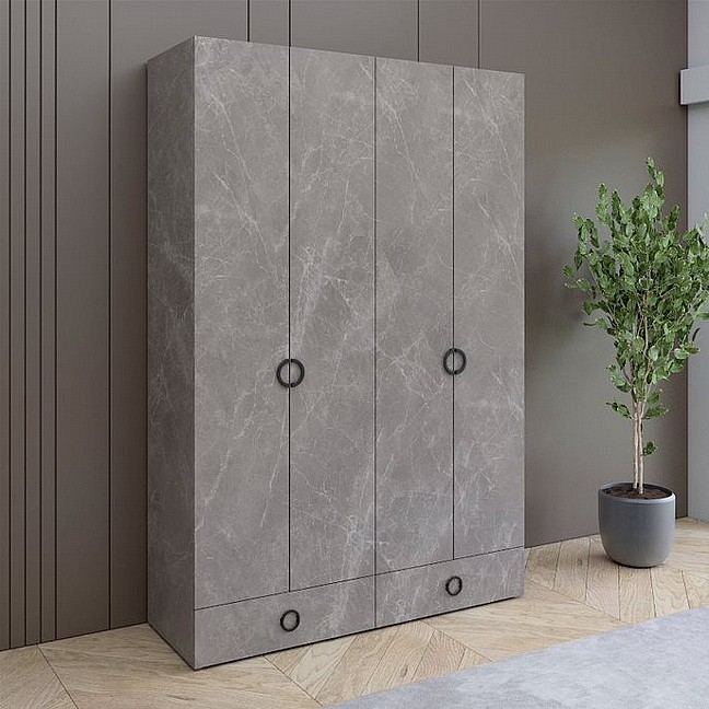 ארון פתיחה דגם קרן - צבע שיש כהה ארון פתיחה דגם קרן - צבע שיש כהה