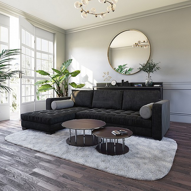 מערכת ישיבה פינתית גדולה במיוחד מעוצבת בריפוד בד סוואנה יוקרתי - דגם איביזה  מערכת ישיבה פינתית גדולה במיוחד מעוצבת בריפוד בד סוואנה יוקרתי - דגם איביזה