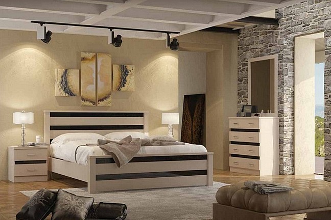 מיטה זוגית עשויה עץ - House Design -ייצור ישראלי - כחול לבן - דגם אורלנדו מיטה זוגית עשויה עץ - House Design -ייצור ישראלי - כחול לבן - דגם אורלנדו