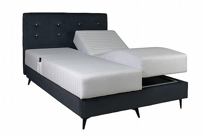 מיטה זוגית חשמלית מתכווננת חשמלית, זוג מזרנים אורטופדים דגם קלאס  מיטה זוגית חשמלית מתכווננת חשמלית, זוג מזרנים אורטופדים דגם קלאס