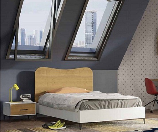 מיטה וחצי ברוחב 1.20 עשויה עץ מבית - House Design דגם תומר מיטה וחצי ברוחב 1.20 עשויה עץ מבית - House Design דגם תומר