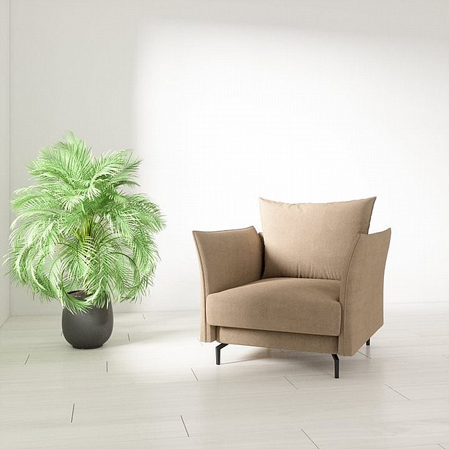 כורסא מעוצבת בריפוד בד יוקרתי דגם אליס כורסא מעוצבת בריפוד בד יוקרתי דגם אליס