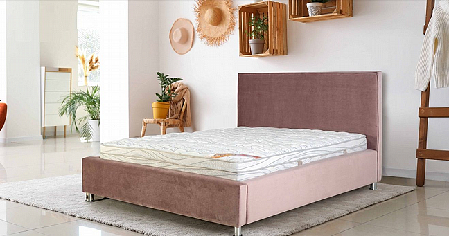 מיטה יהודית מופרדת כולל 2 ארגזי מצעים מרופדת בעיצוב מודרני - דגם פינק - מיטה יהודית מופרדת כולל 2 ארגזי מצעים מרופדת בעיצוב מודרני - דגם פינק -