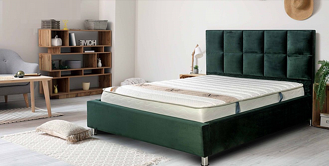 מיטה יהודית מופרדת כולל 2 ארגזי מצעים מרופדת בעיצוב מודרני - דגם סקיי - מיטה יהודית מופרדת כולל 2 ארגזי מצעים מרופדת בעיצוב מודרני - דגם סקיי -