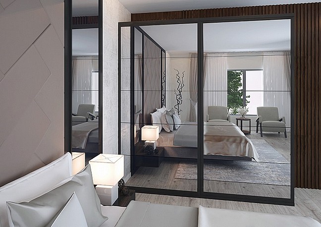 ארון הזזה 2 דלתות דגם פרימיום - דלתות מראה כהה וזוג מגירות מתנה ! ארון הזזה 2 דלתות דגם פרימיום - דלתות מראה כהה וזוג מגירות מתנה !