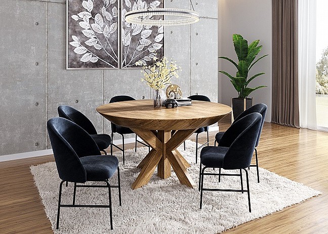 שולחן פינת אוכל עגול דגם אורן - צבע אלון טבעי כולל 2 פתיחות ו4 כיסאות מתנה ! שולחן פינת אוכל עגול דגם אורן - צבע אלון טבעי כולל 2 פתיחות ו4 כיסאות מתנה !