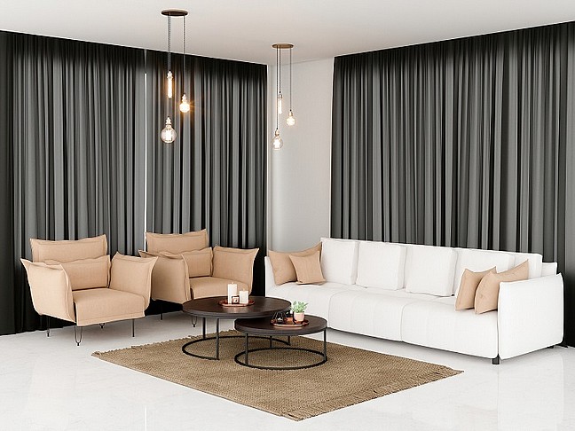 מערכת ישיבה תלת מושבית דגם אודל - מגוון צבעים לבחירה מערכת ישיבה תלת מושבית דגם אודל - מגוון צבעים לבחירה