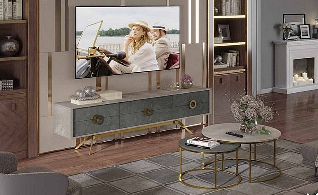 מזנון וזוג שולחנות לסלון מבית House Design דגם ונטורה  מזנון וזוג שולחנות לסלון מבית House Design דגם ונטורה