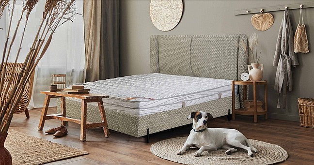 מיטה זוגית מרופדת בעיצוב מודרני - דגם שרון מיטה זוגית מרופדת בעיצוב מודרני - דגם שרון