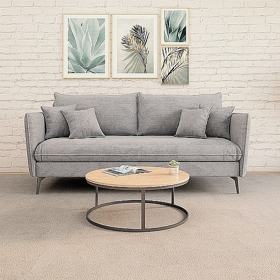 ספה דו מושבית מבד קטיפה - דגם עלמה 160  ספה דו מושבית מבד קטיפה - דגם עלמה 160