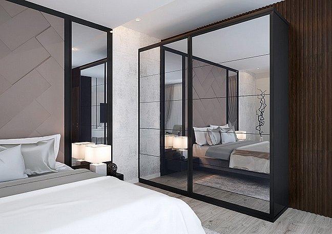 ארון הזזה 2 דלתות מראה כהה וזוג מגירות מתנה ! - דגם פרימיום 2025 ארון הזזה 2 דלתות מראה כהה וזוג מגירות מתנה ! - דגם פרימיום 2025