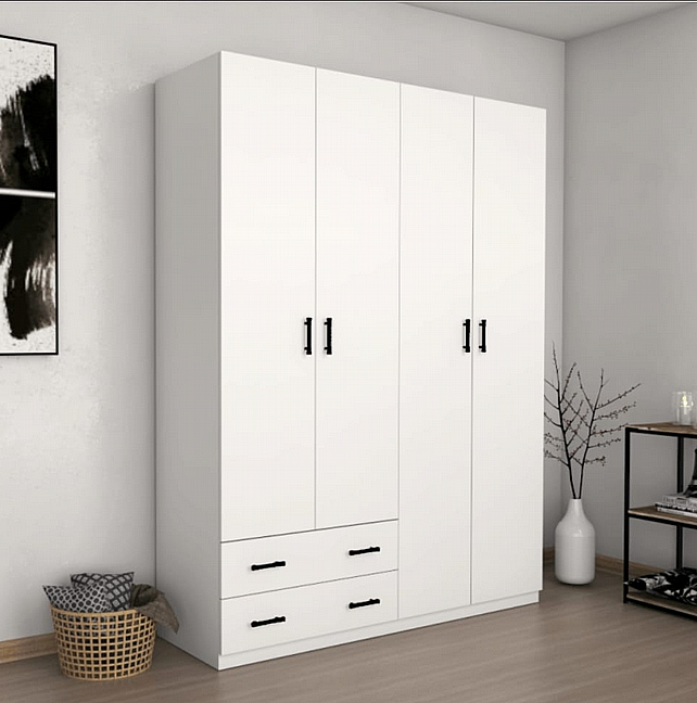 ארון 4 דלתות ברוחב 1.60 מ' במגוון צבעים - דגם ישראל ארון 4 דלתות ברוחב 1.60 מ' במגוון צבעים - דגם ישראל