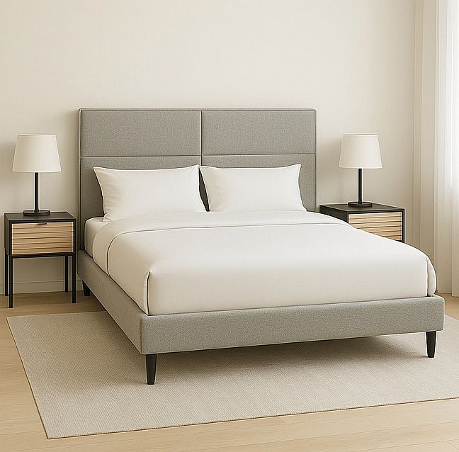 מיטה מרופדת כולל מזרן אורטופדי וארגז מצעים דגם אלכסה מיטה מרופדת כולל מזרן אורטופדי וארגז מצעים דגם אלכסה